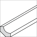 Hohlkehlleiste
Nr. 3100
18x18 mm