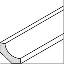 Hohlkehlleiste
Nr. 3200
22x22 mm